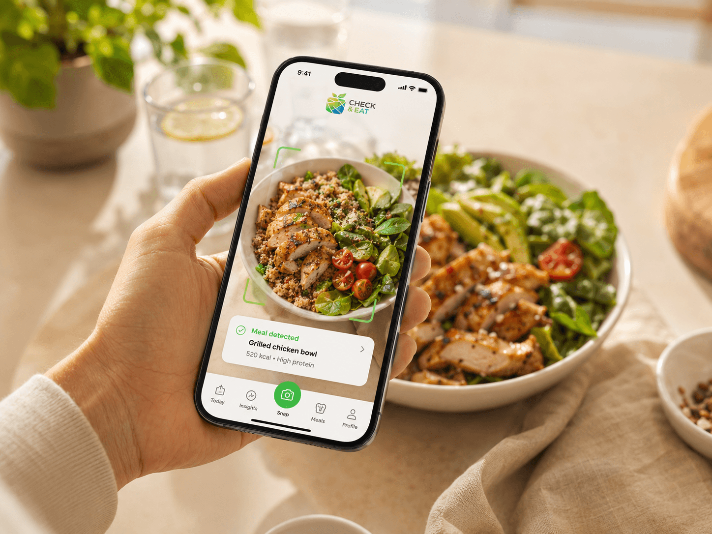 Snap and log instantly